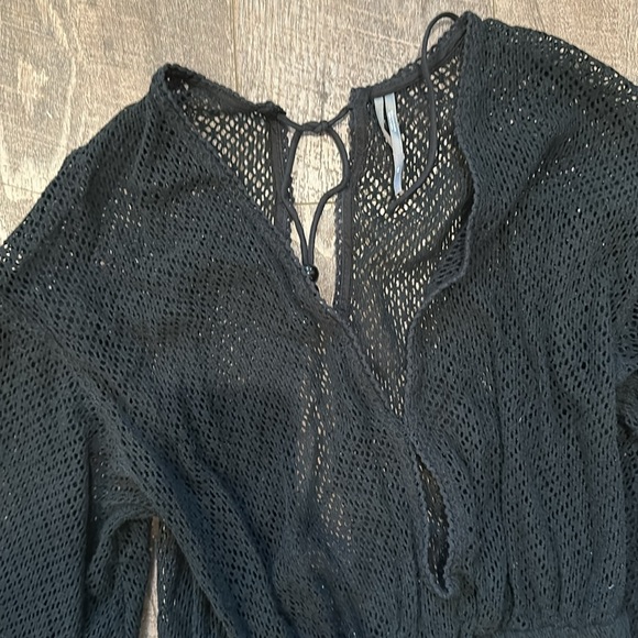 Anthropologie Elegant Black Swim Cover-Up - Picture 6 of 6